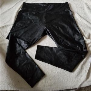 Agnes and Dora Pleather Leggings